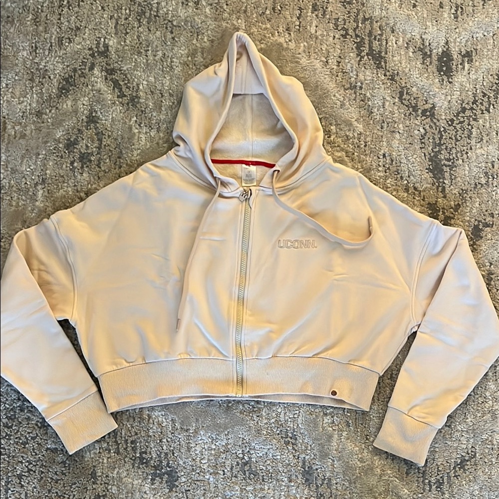 UCONN Women's Cropped Hoodie Jacket